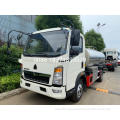 HOWO 5000-8000 liters Aluminum Alloy Milk Tanker Truck